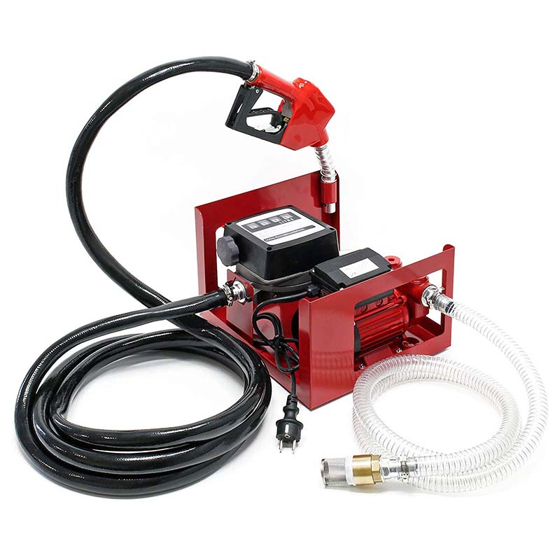 Savaime užsipildantis elektrinis alyvos dyzelinis perpylimo siurblys su 4 skaitmenų srauto matuokliu