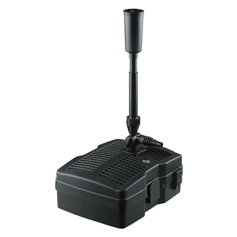 Waterfall žuvų tvenkinio fontano siurblys su įvairiais antgaliais